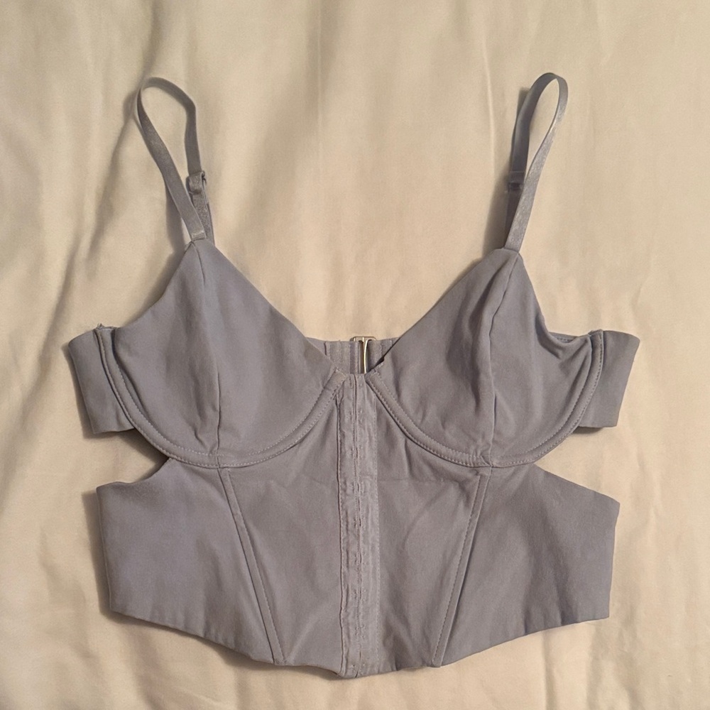 Blue GARAGE Corset Top